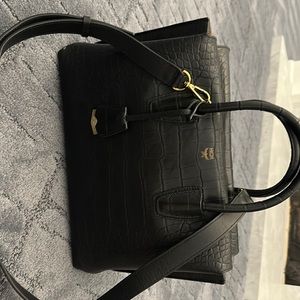 Mcm milla tote croc embossed leather brand new